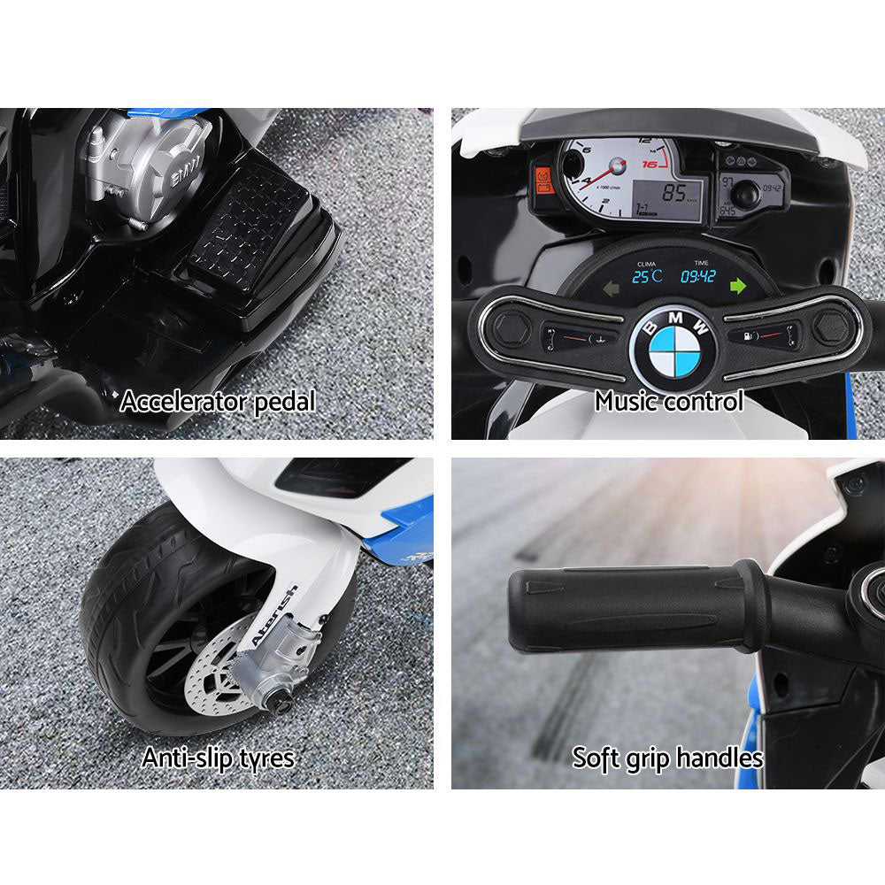 Kids Electric Ride On Car Police Motorcycle Motorbike BMW Licensed S10 Babix